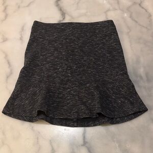 LOFT Charcoal Mini Skirt